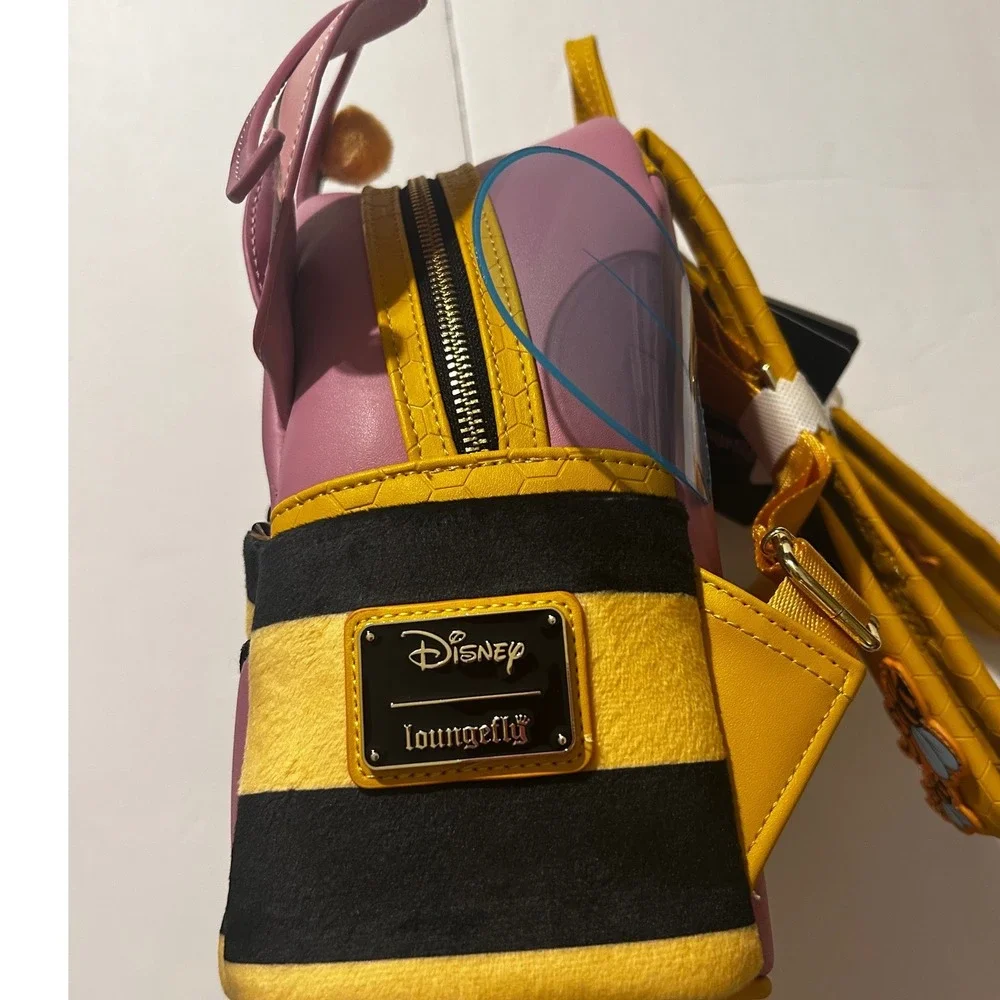 Disney Loungefly Angel Bumblebee Mini Backpack Lilo & Stitch Pink Yellow New